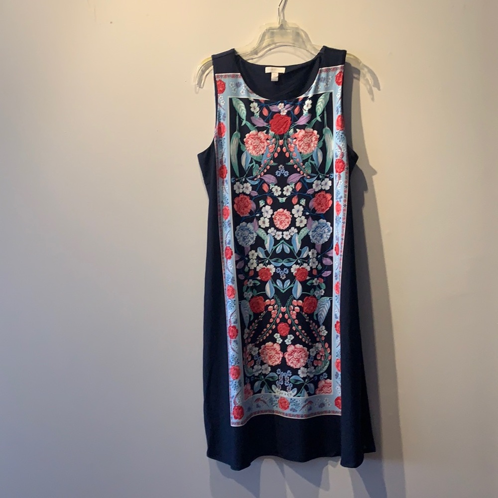 Charter Club XL sleeveless dress, floral print, Macy’s.
